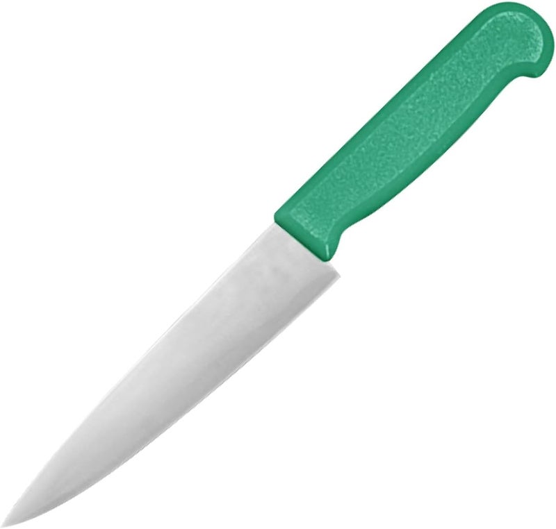 Kitchen Master 6 Inch Stainless Steel Professional Chef Knife (Green) - Image 1